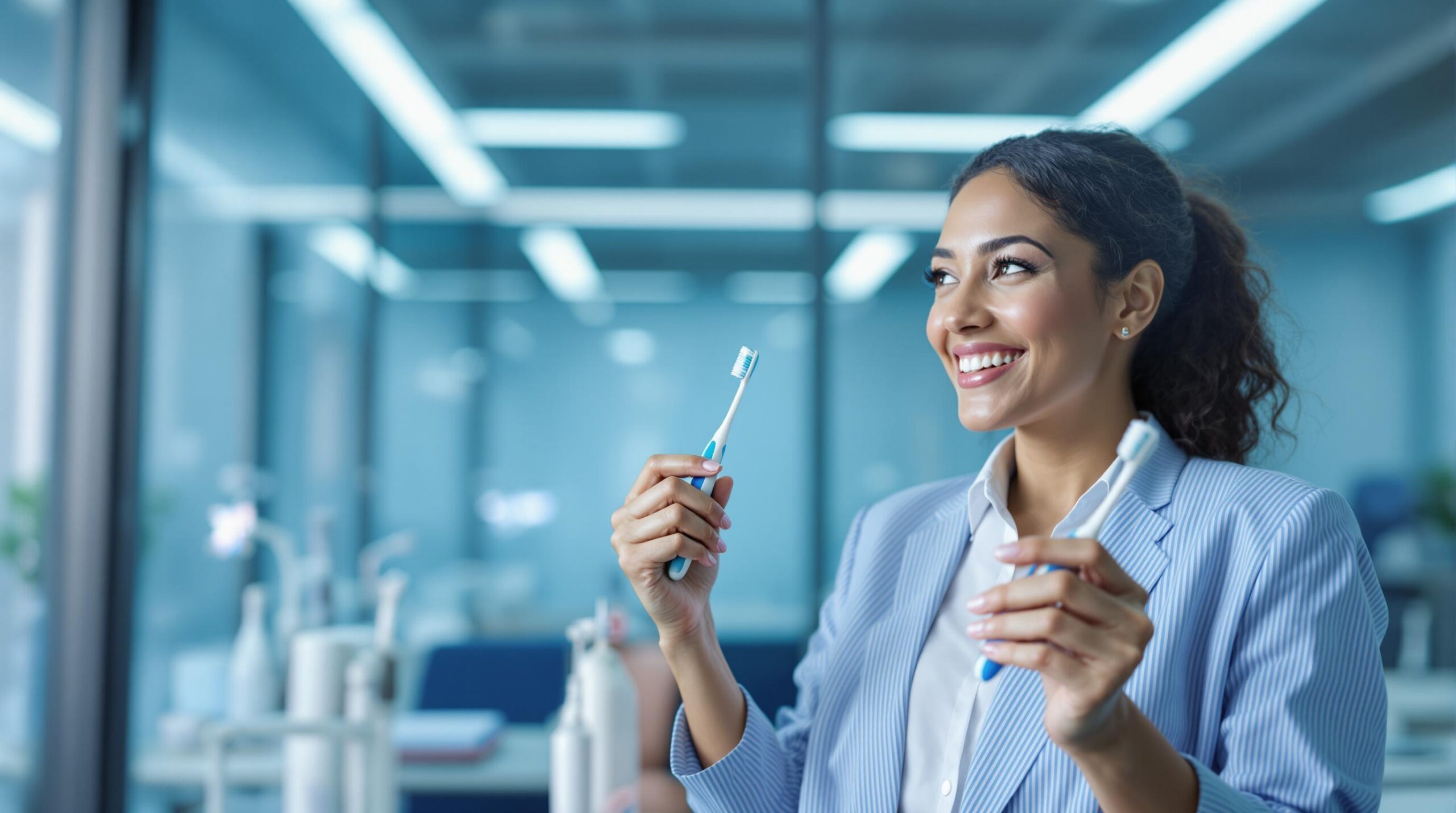 Sammenligning af elektrisk og manuel tandbørste til daglig tandpleje