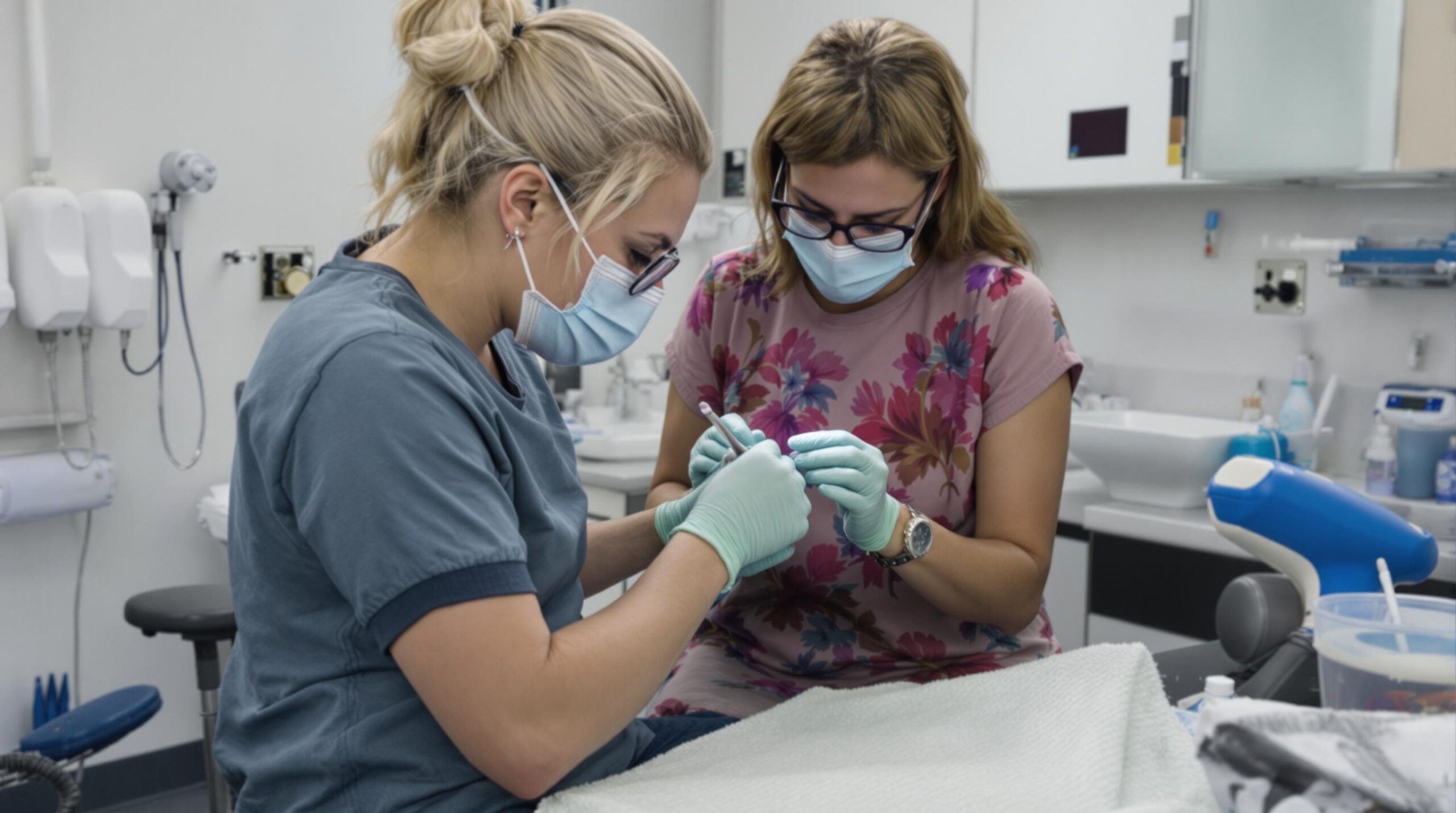 tandsten på tænder før og efter professionel tandrensning